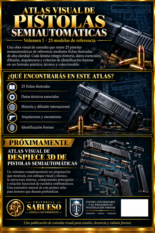 Atlas Visual Interactivo de Pistolas Semiautomáticas Vol I