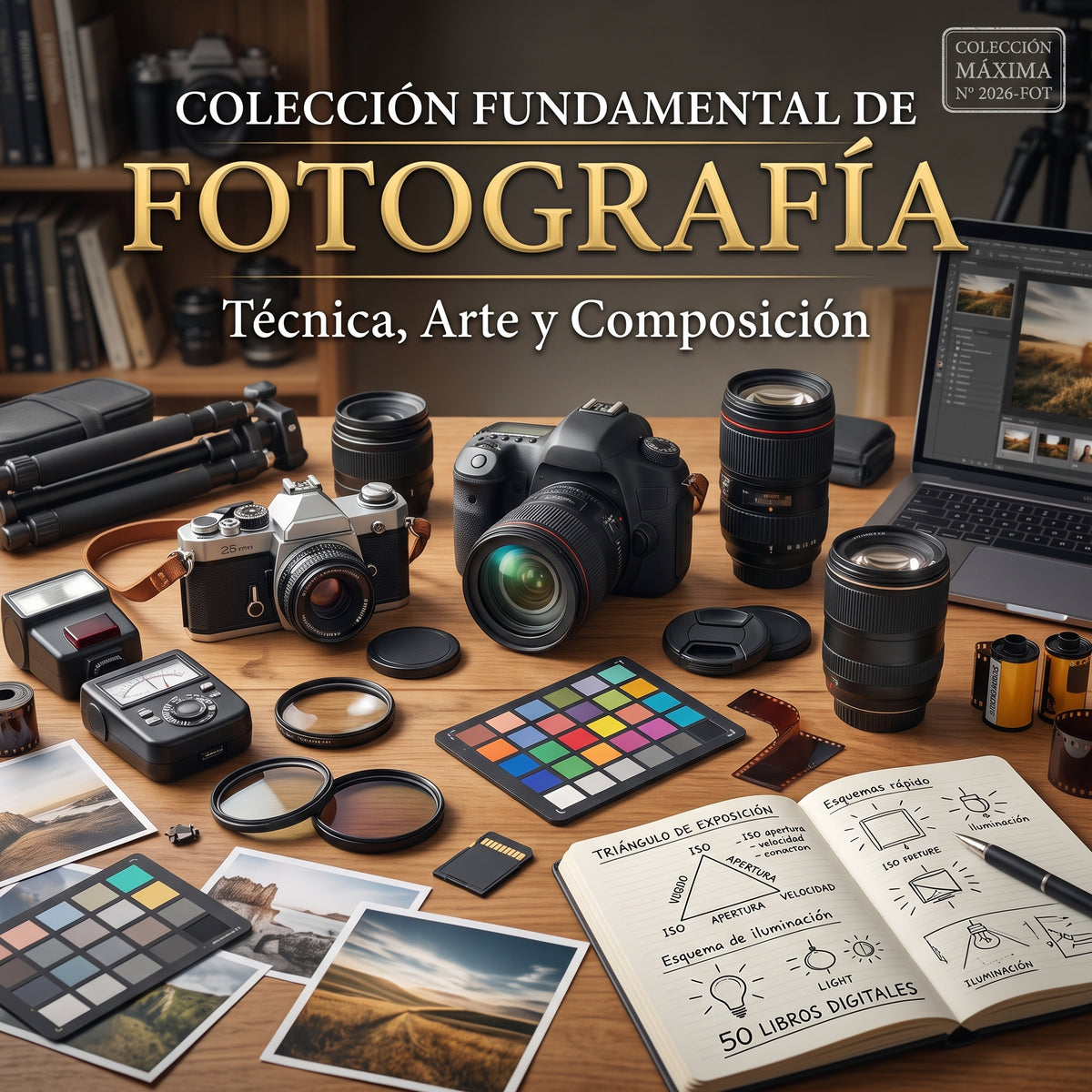 Colección Fundamental de Libros de Fotografía (50 libros digitales)