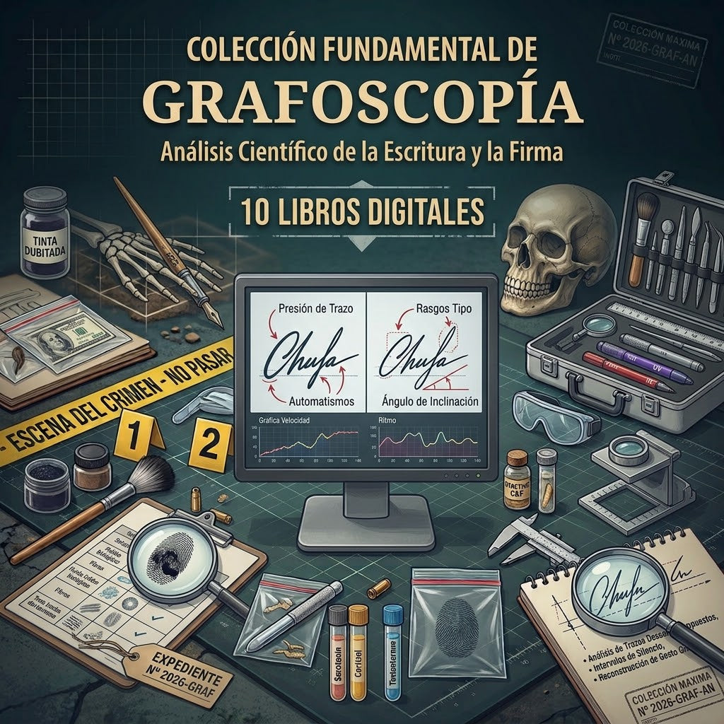 Colección Fundamental de Libros de Grafoscopía (10 libros digitales)