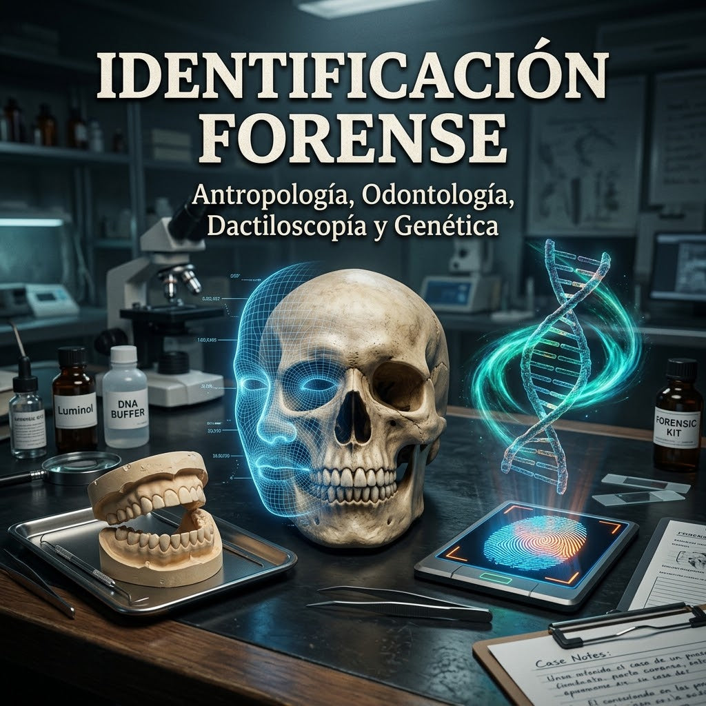 Colección Fundamental de Libros de Identificación forense (25 libros digitales)