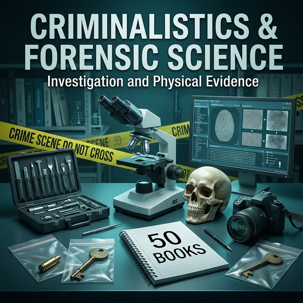 Essential Collection of Books on Criminalistics and Forensic Science (50 e-books)